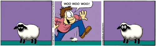 Garfield Minus Garfield, Value Added: Woo, woo, woo