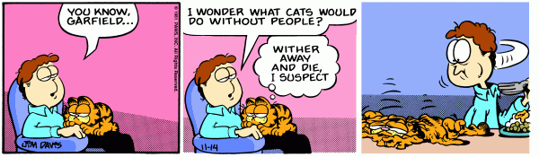 Wither, Garfield?