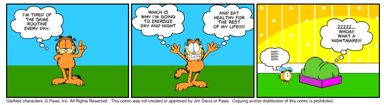 Garfield comic by Skye