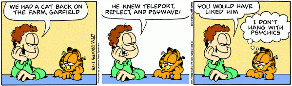 Hey! Garfield! Remember Me?