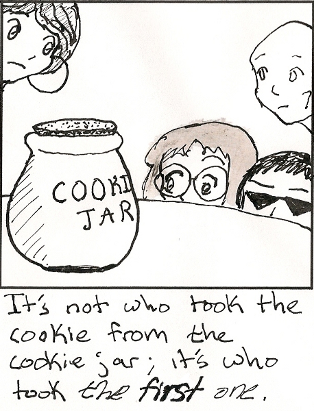 Who stole the cookie from the cookie jar...