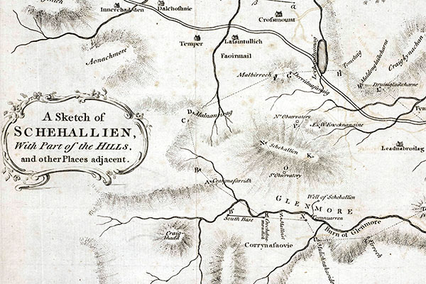 Charles Hutton's Contour Line Map of Schiehallion Recreated by