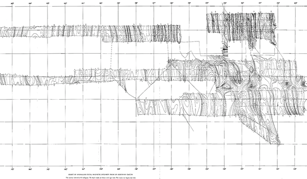 Magnetic field measurements on the sea floor near Mendocino Fault