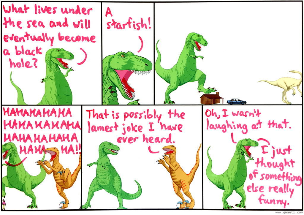 T-Rex comes up with something hilarious