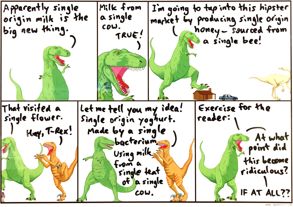 Single origin comic