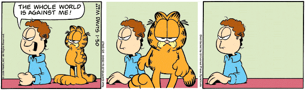 Garfield Leaves Garfield