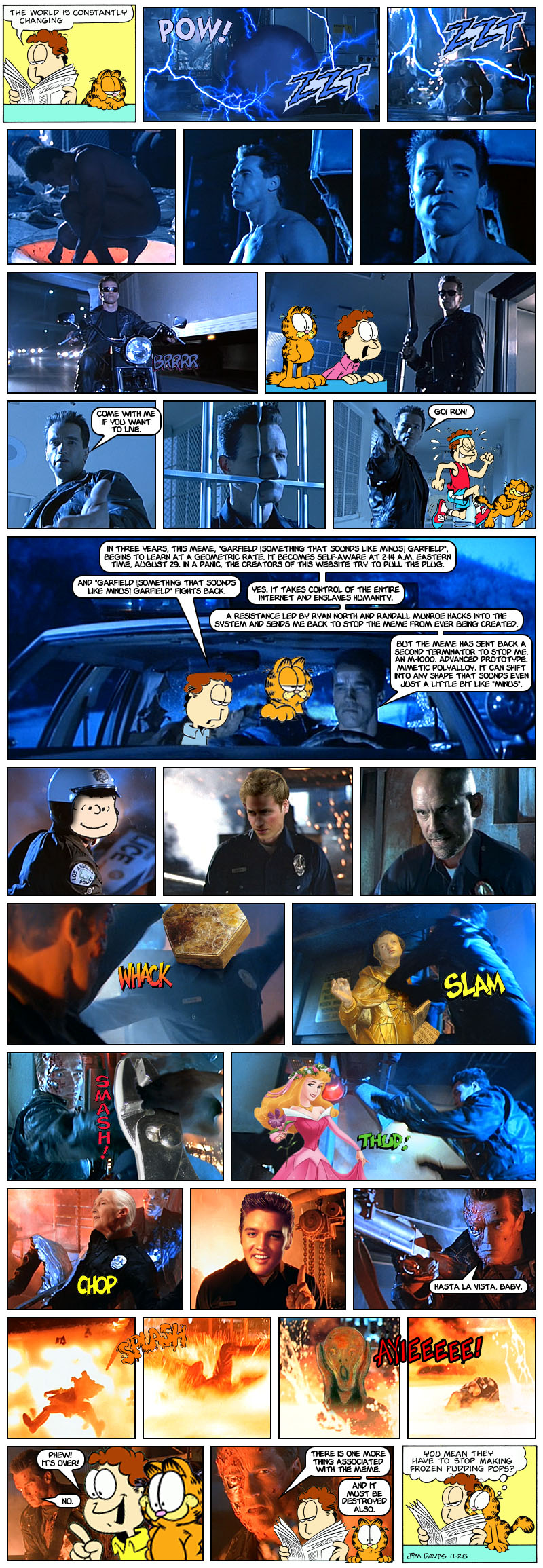 Garfield Skynet Garfield: Judgment Day