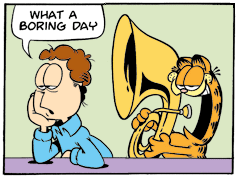 Garfield Minus Two Panels