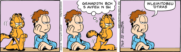 Burrows-Wheeler transformed Garfield