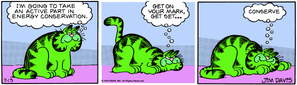 Garfield Goes Green
