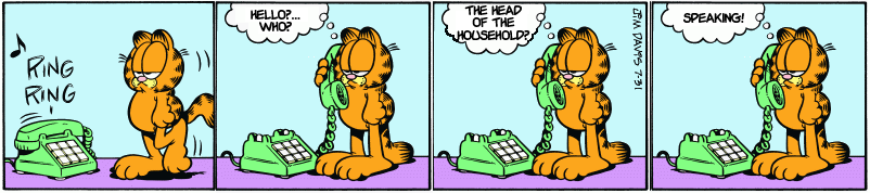 Garfield Plagiarises Peanuts - Again