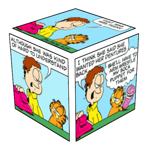 Garfield Cubed