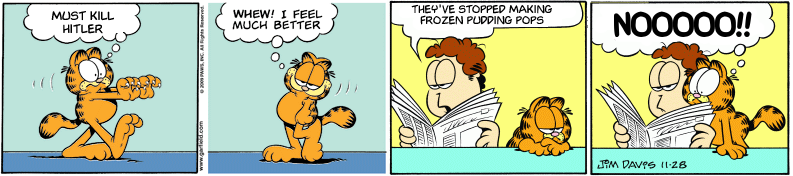 Garfield Kills Hitler