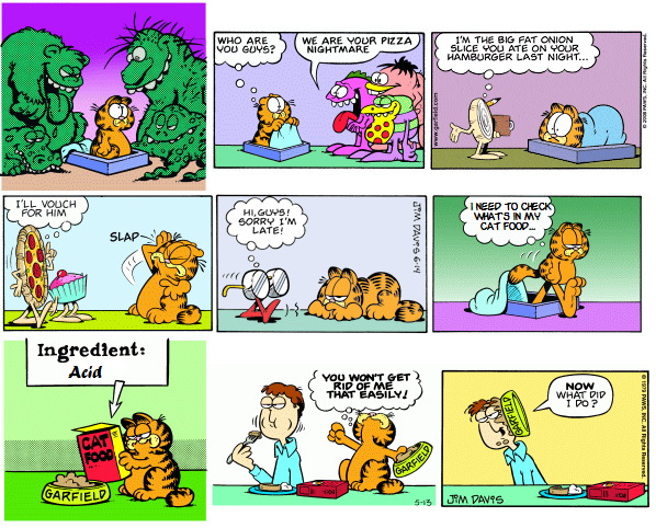 Garfield's Hallucinations (Warning: contains drug reference)