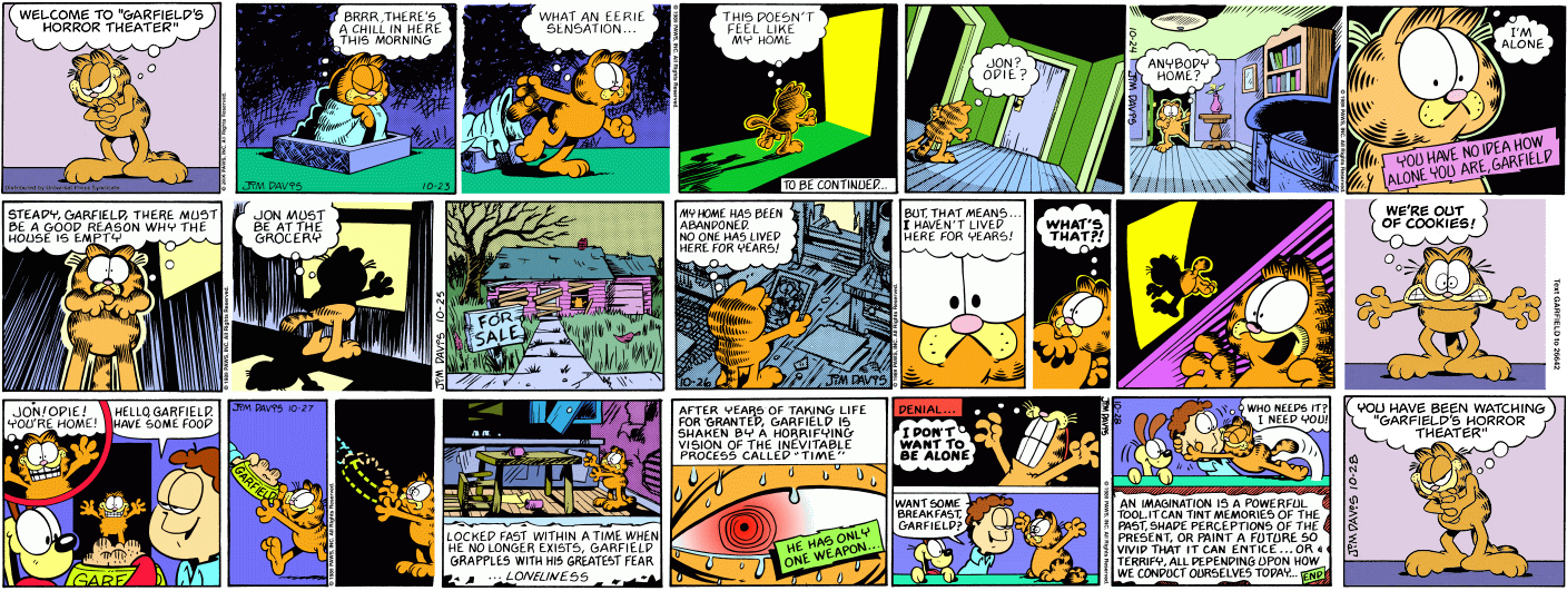 Garfield's Horror Theatre Plus Actual Horror