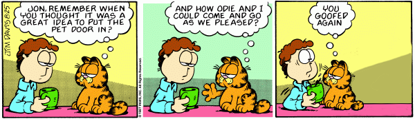 Goofless Garfield