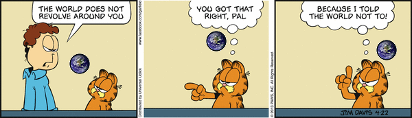 The World Revolves Around Garfield