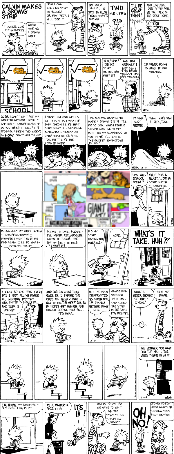 Calvin Makes a SRoMG Strip