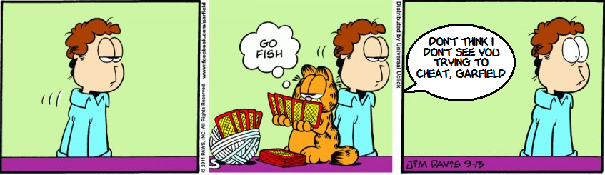 Garfield Plus A Single Speech Balloon