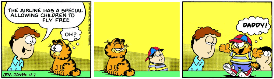 Garfield becomes Jon's Kid