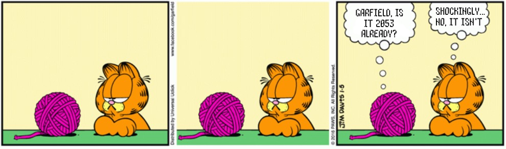 Garfield in 2016
