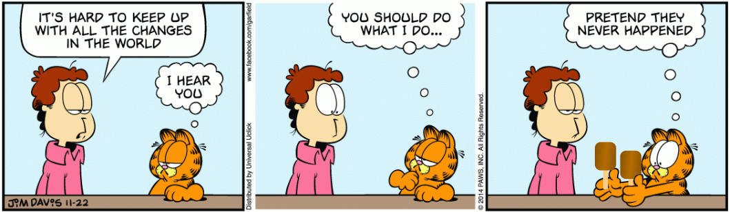 Garfield in Denial
