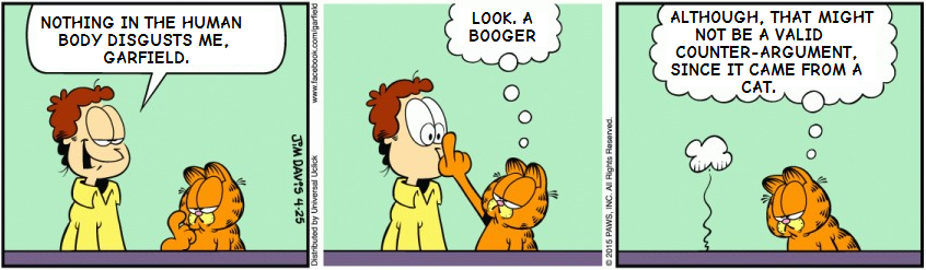 Disgustingly Logical Garfield