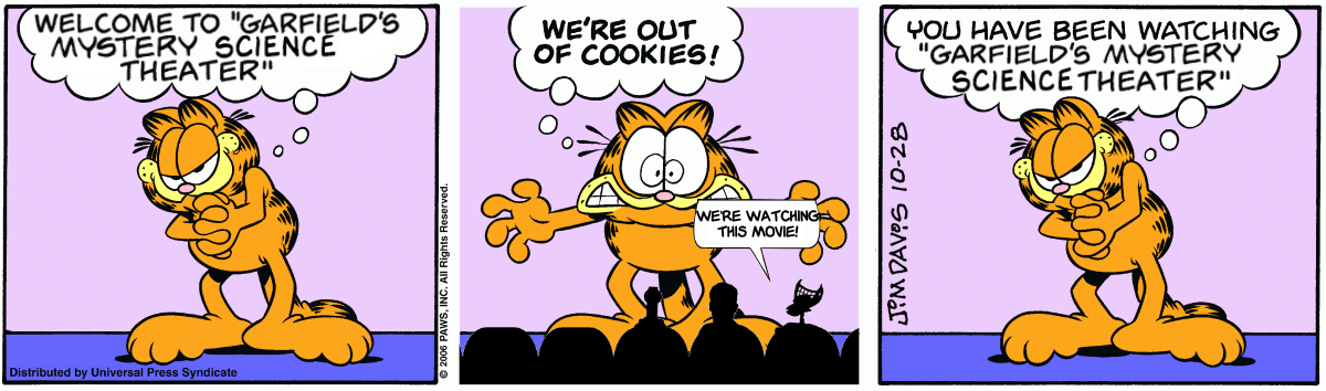 Garfield's Mystery Science Theater