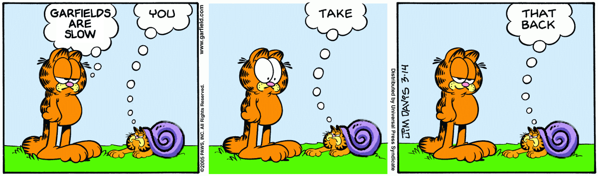 Garfield Minus Snail Plus Garfield