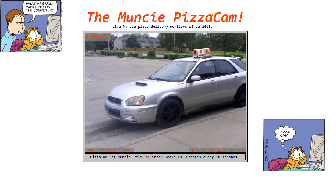 The Muncie PizzaCam!​