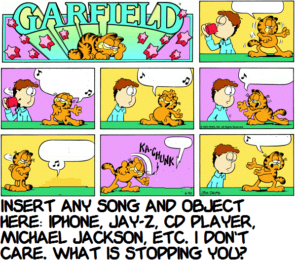 Fill in the blank Garfield: one more time