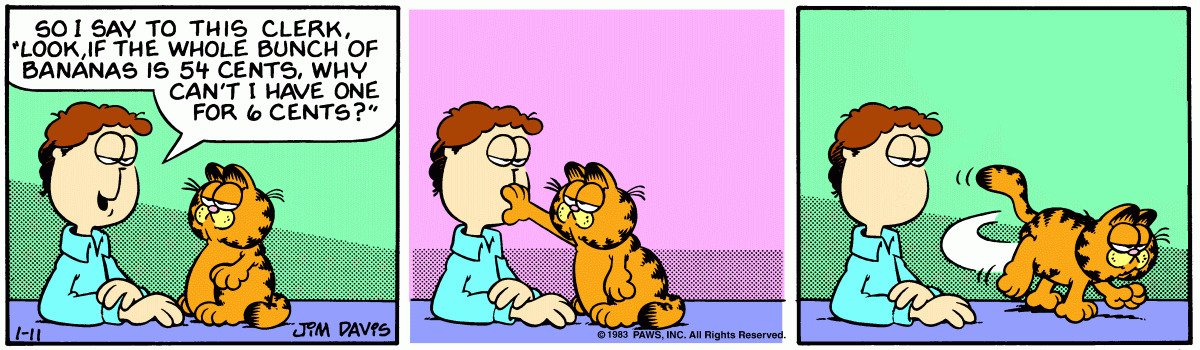 Garfield Minus Jon's Mouth Divided by One and a Half