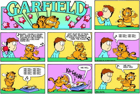 Garfield Plus News of the World