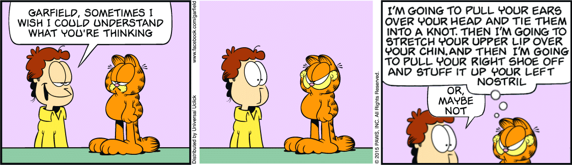 Garfield's thoughts