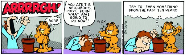 Hey, Jon, Garfield Eats Houseplants