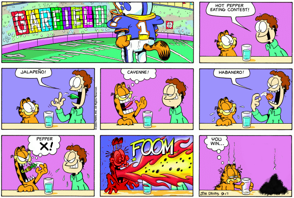 Garfield Plus an Even MORE Spicy Pepper