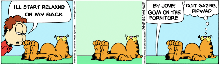Pangrammatic Garfield