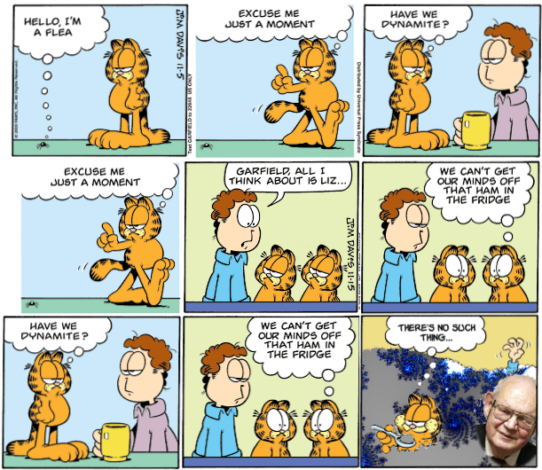 By the Inverse Function Law, Minus Garfield