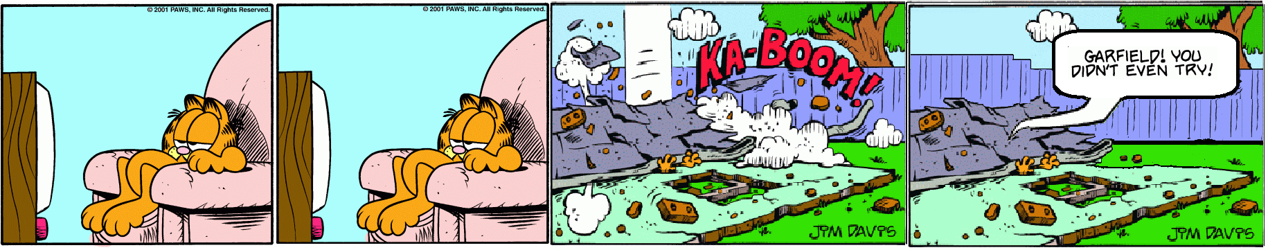 Garfield Stops Trying