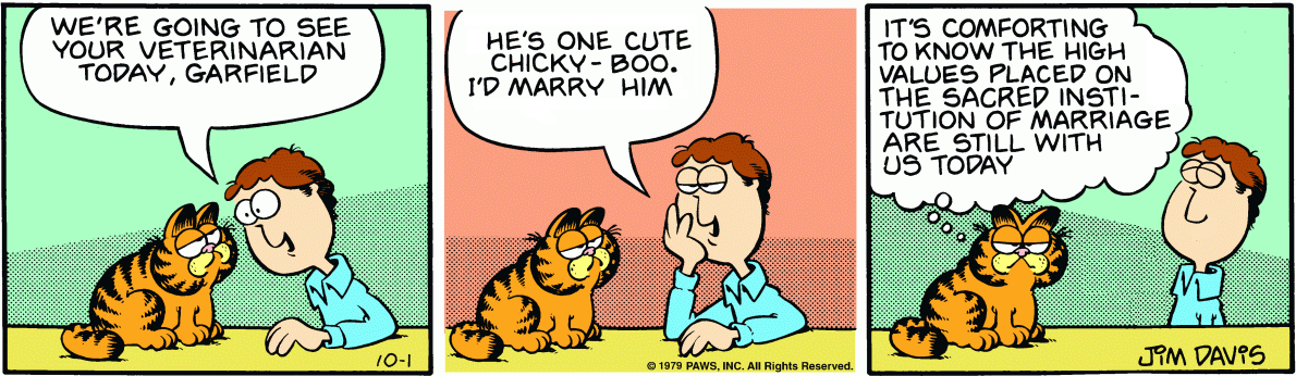 Homophobic Garfield