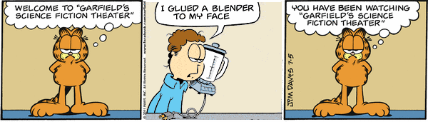 Garfieldâ€™s Science Fiction Theater Part 2: The Blender