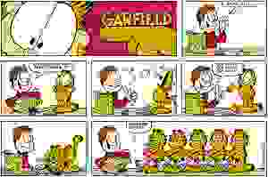 Low quality Garfield 3d world and also low resolution