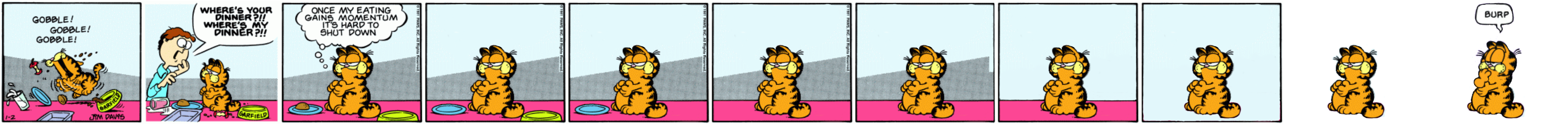 Garfield Minus Everything (or Plus Everything?)