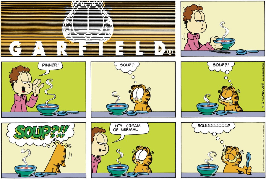 Garfield made even more disturbing