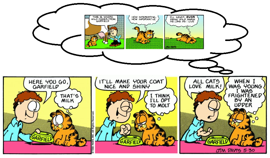 Garfield's past already being disturbing