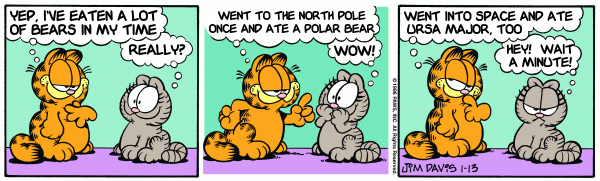 Garfield, Bear Eater