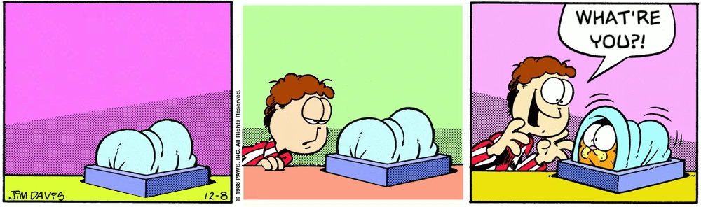 Garfield visits Blind Alley