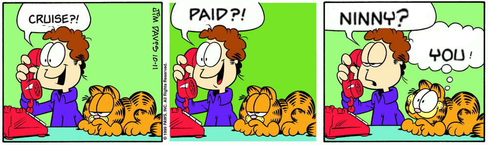 One Word Garfield P1