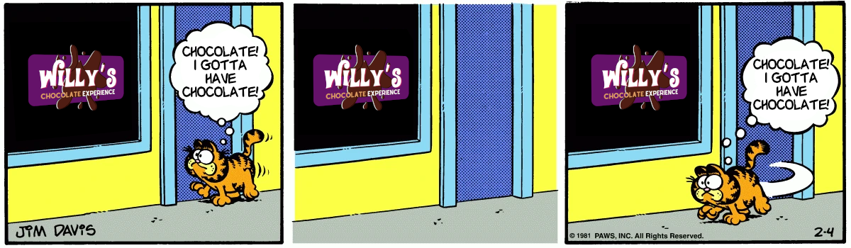 Garfield Goes to Willy's Chocolate Experience