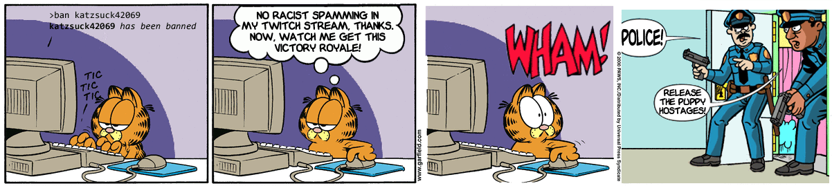 Garfield Gets Swatted
